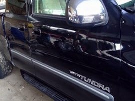 2003 TOYOTA TUNDRA BLACK, SR5, EXTD CAB, 3.4L, AT, 2WD.  Z24905